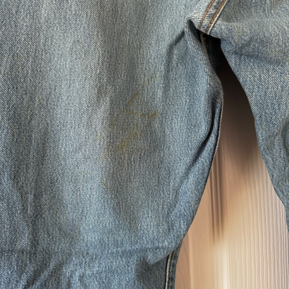 Levi's 501 Mens Button Fly Distressed Jeans Blue W40 L34 Bucksaw Logger Buttons - Picture 5 of 8
